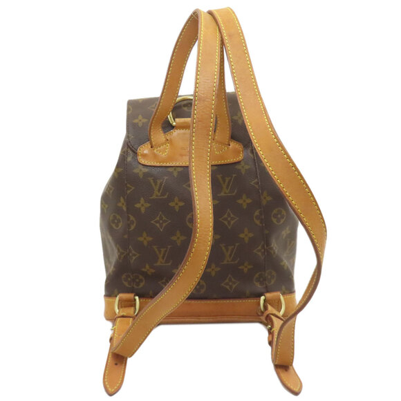 LOUIS VUITTON Authentic Brown Monogram Canvas Backpack main image 14